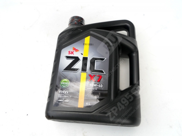 : 172607 0011903   ZIC X7 10W40 DIESEL  6 perm.zp495.ru